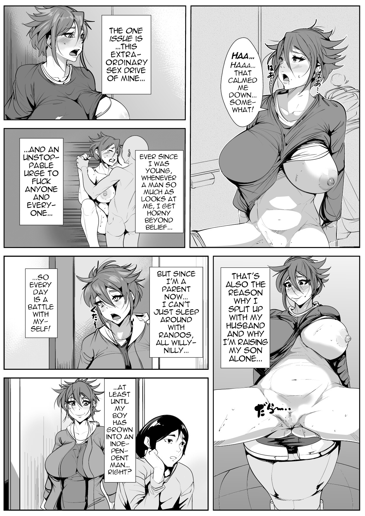Hentai Manga Comic-For my Mother, who is Burdened with an Extraordinary Sex Drive…-Read-5